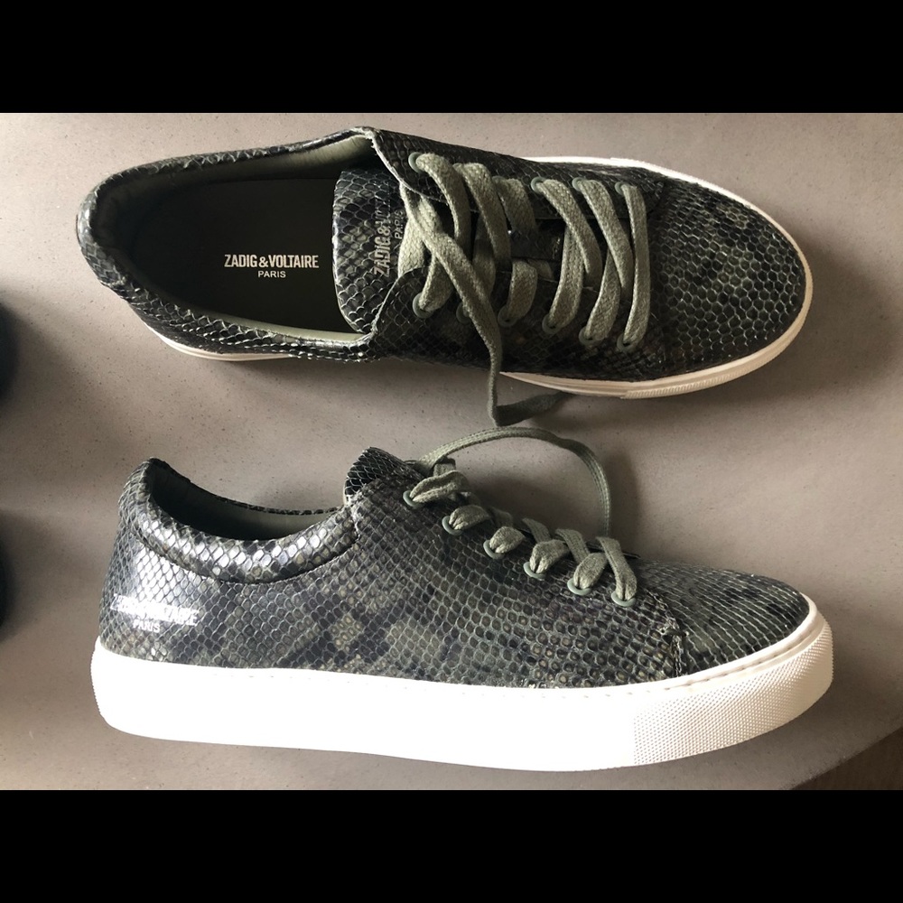 NWOB ZADIG AND VOLTAIRE PARIS FRED WILD SNEAKERS !